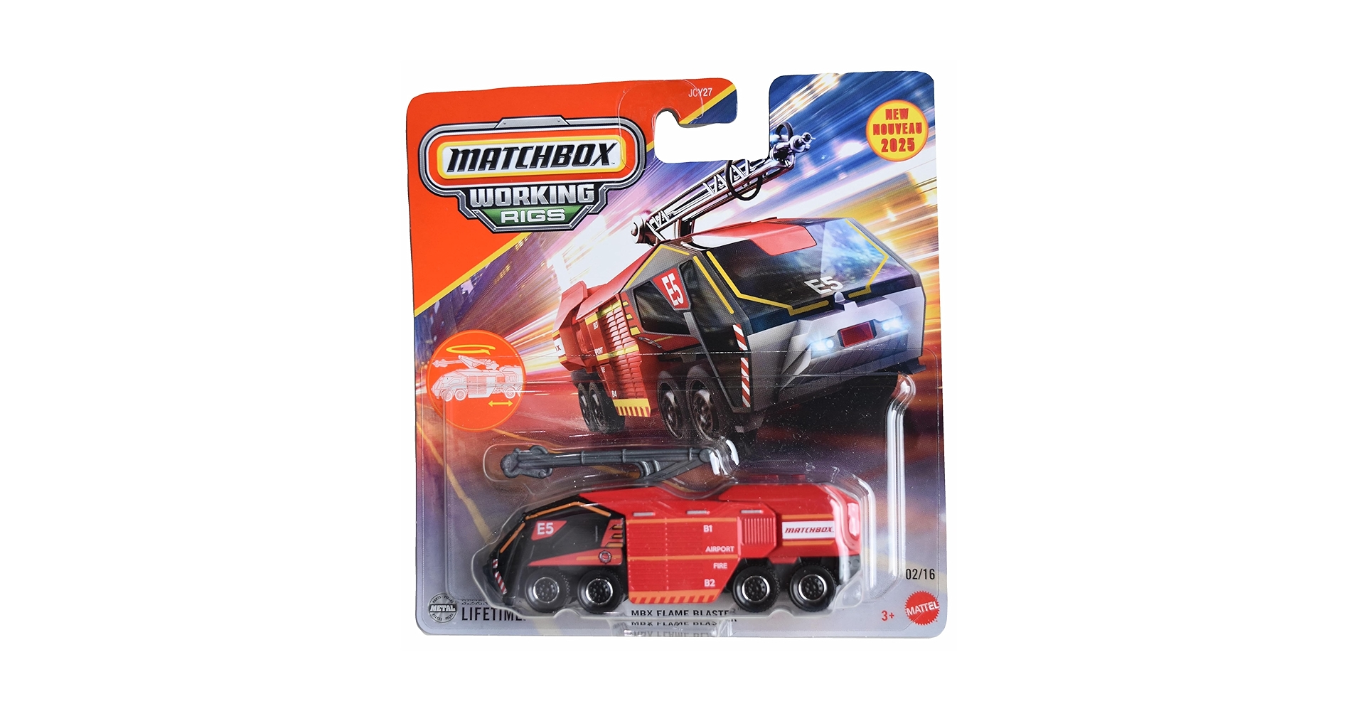 Amazon.com: Matchbox MBX Flame Blaster, Working Rigs 2/16